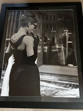 Classic Framed wall Art 
Audrey Hepburn Breakfast at Tiffany’s